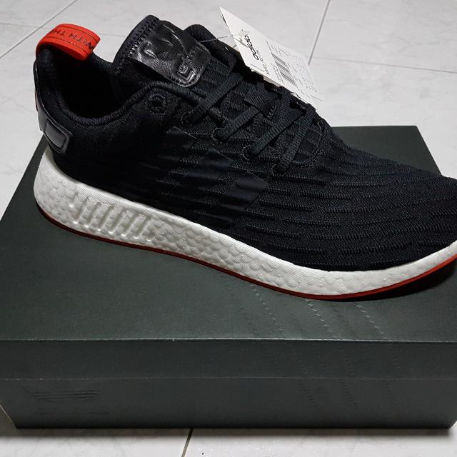 Nmd r2 pk black red clearance