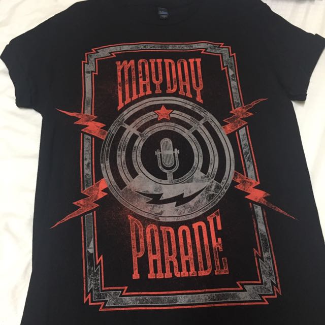 Authentic Band Tee Mayday Parade Everything Else on Carousell