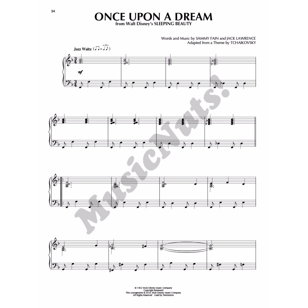 Disney All Jazzed Up Intermediate Piano Solo Music Media Music Accessories On Carousell