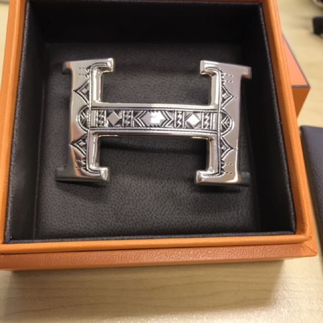 Hermes Touareg Limited Silver Buckle 