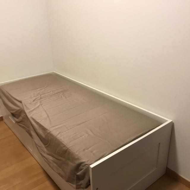 Ikea Brimnes Day Bed Frame With 2 Drawers Furniture Beds