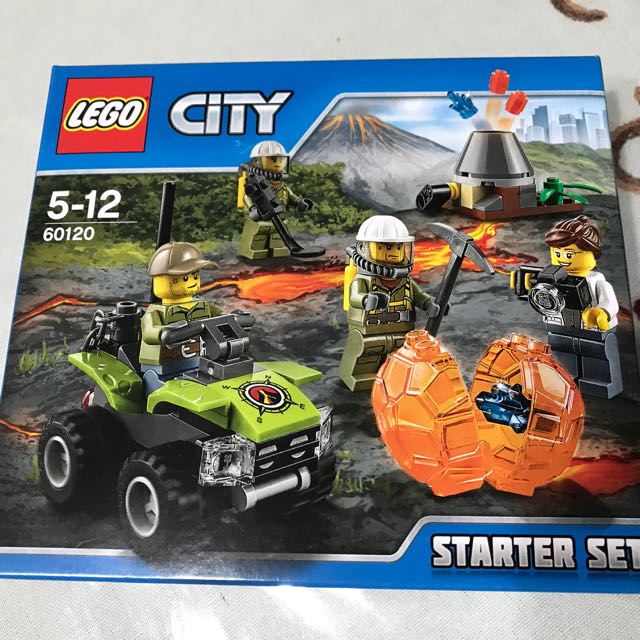 lego city volcano starter set