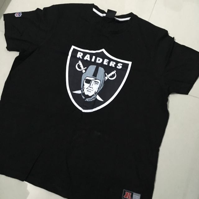 NFL Oakland Raiders Men's T-Shirt with Embroidery (Script