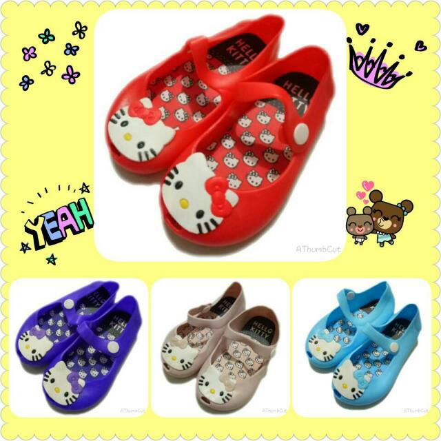 Sepatu Anak Hello Kitty Jelly Shoes Anak Sepatu Karet Hello Kitty Bayi Anak Lainnya Di Carousell