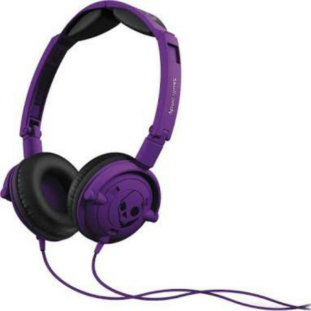 headphones with a skull on them