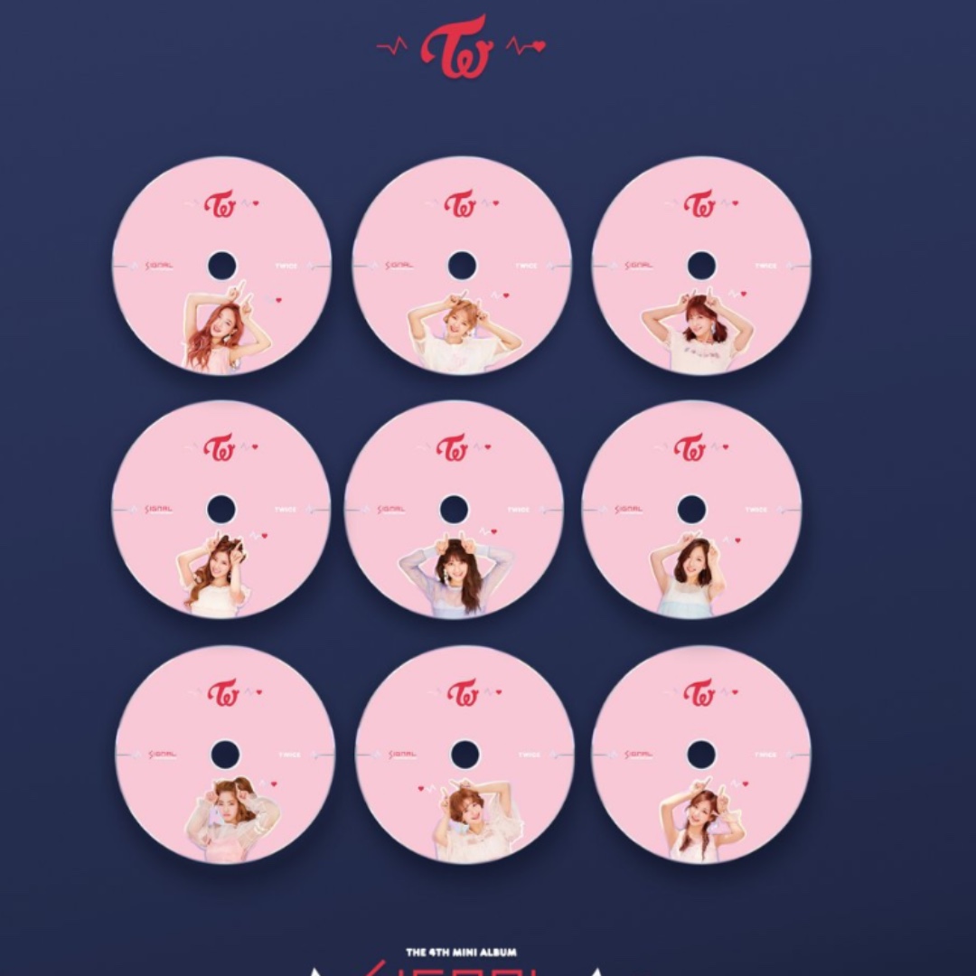 Twice Signal Album With Cd Plates Entertainment K Wave On Carousell Twice desktop logo signal, others, text. twice signal album with cd plates