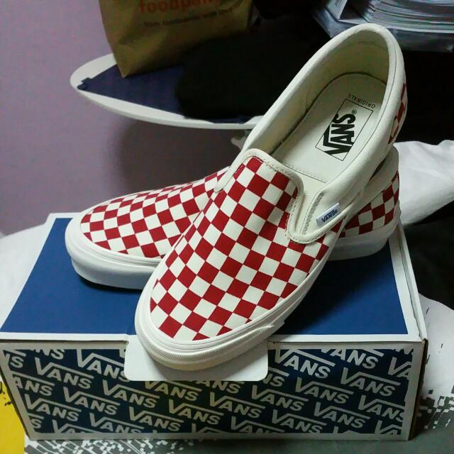 Red slip on van sale