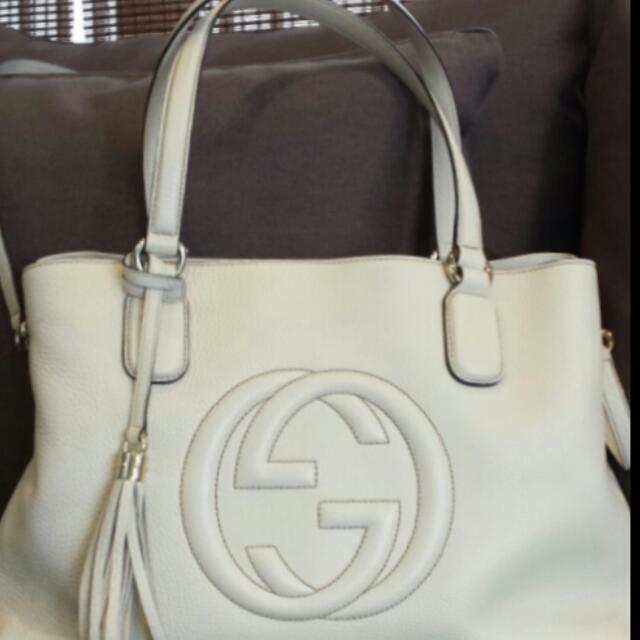 Gucci Soho Tote Bag. Brand New A working bag with a detachable