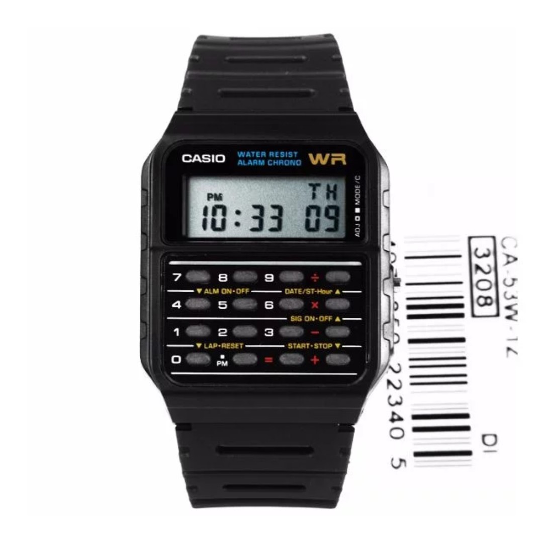 Ca 53w 1zd Ca 53w 1z Casio Calculator Watch Ca 53w 1 Ca 53w Ca53w Alarm Chrono Digital Original New W Warranty Men S Fashion Watches On Carousell