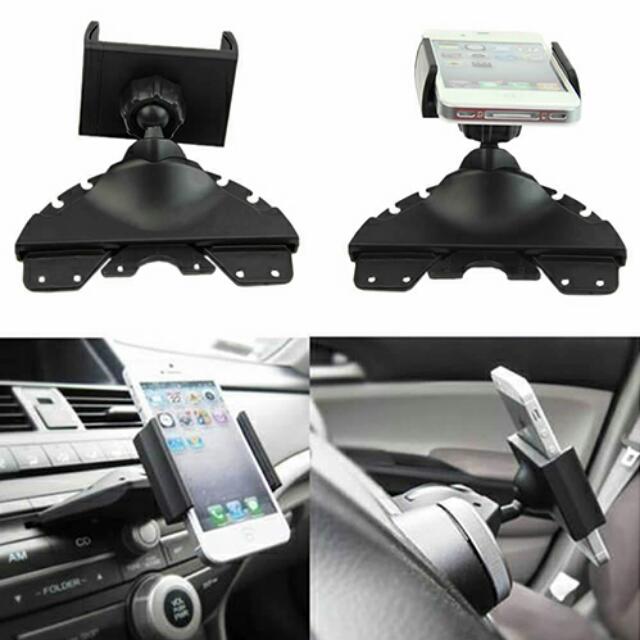Cd Player Phone Holder, Car Accessories on Carousell