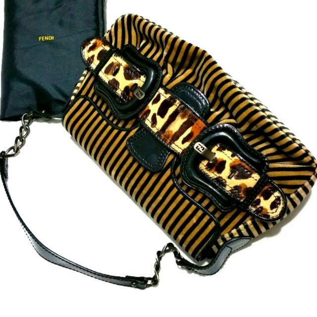 fendi black patent leather bag