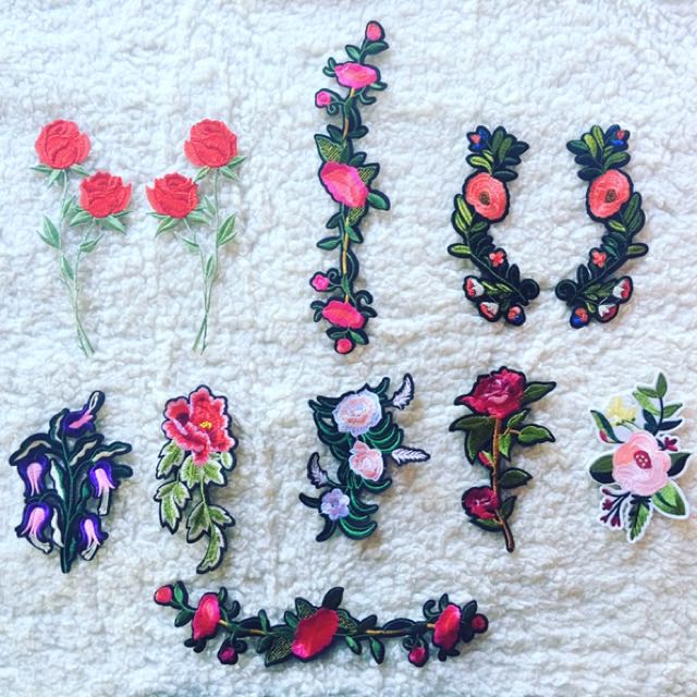 Floral Iron On Patches (Category: Other Accessories) located in Cavite. Submitted by shayneeeeeee (Listing ID 106314371, Image 1). Description: .