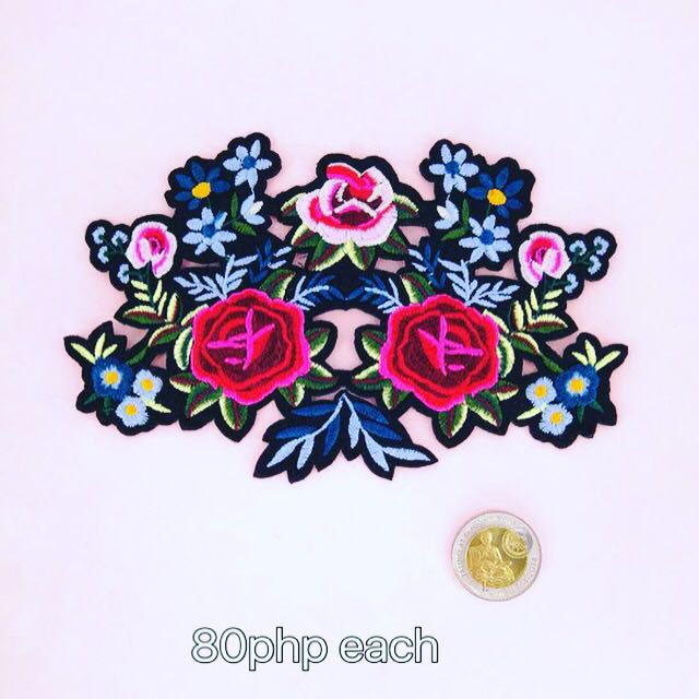 Floral Iron On Patches (Category: Other Accessories) located in Cavite. Submitted by shayneeeeeee (Listing ID 106314371, Image 2). Description: .