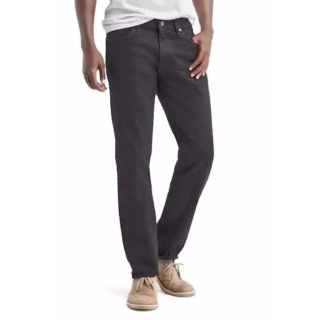 Black Jeans Coupe Droite Mens Jeans 