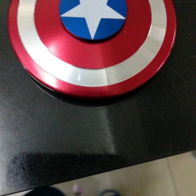 Hand Spinner Captain America Hobbies Toys Toys Games on