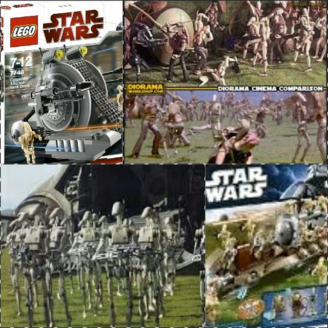 LEGO Combo sets Battle Of NABOO Corporate Alliance Tank Droid