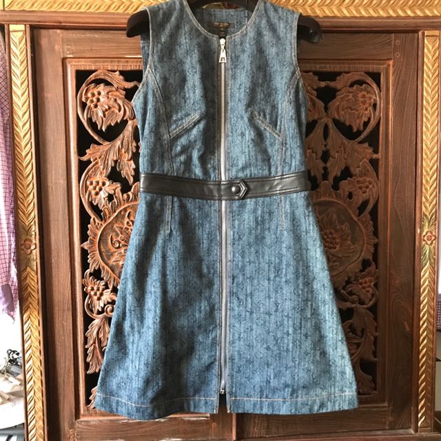 louis vuitton denim dress