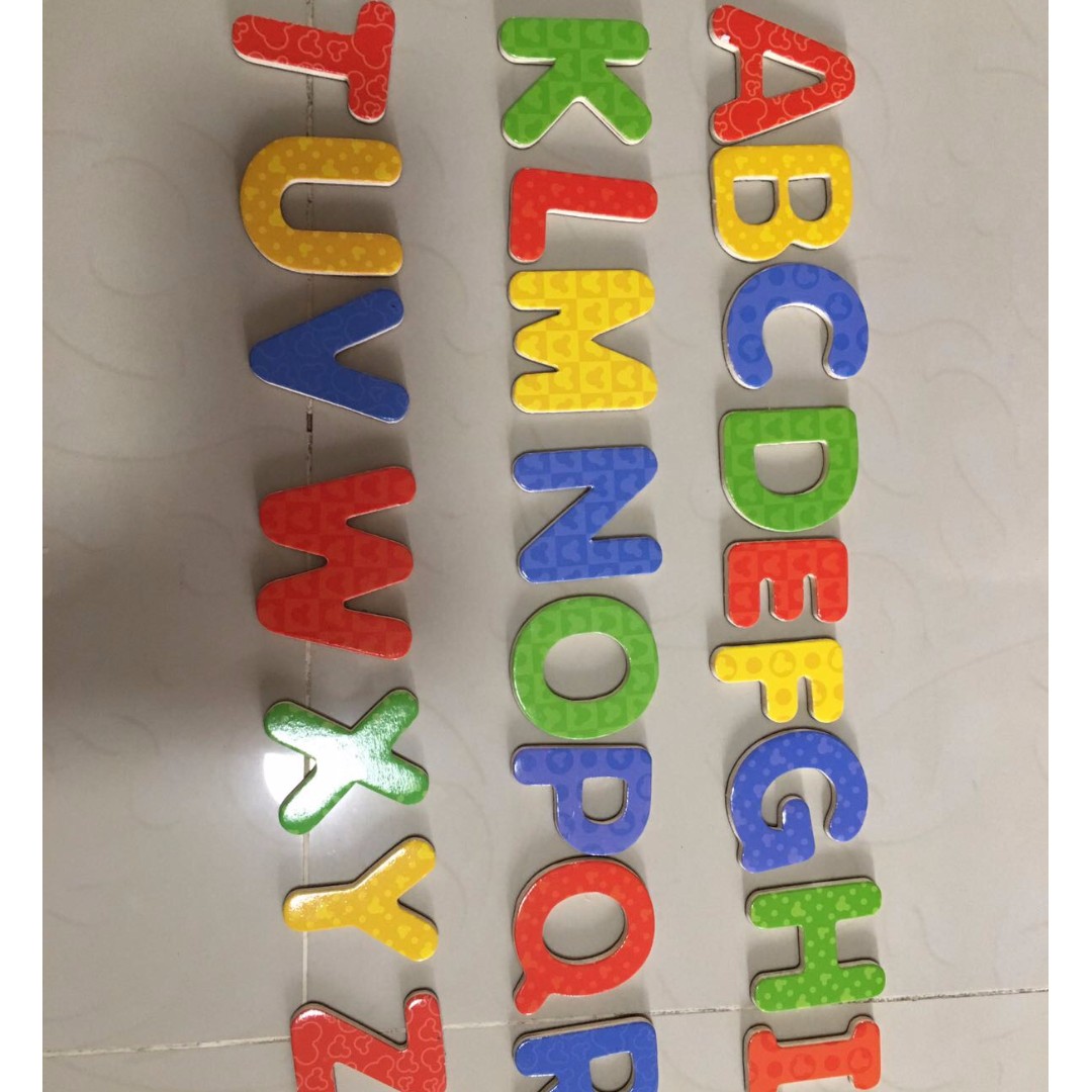 melissa and doug alphabet magnets