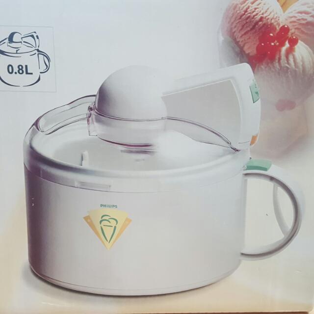 Philips Ice Cream Maker w New Spare Bowl HR2303 1
