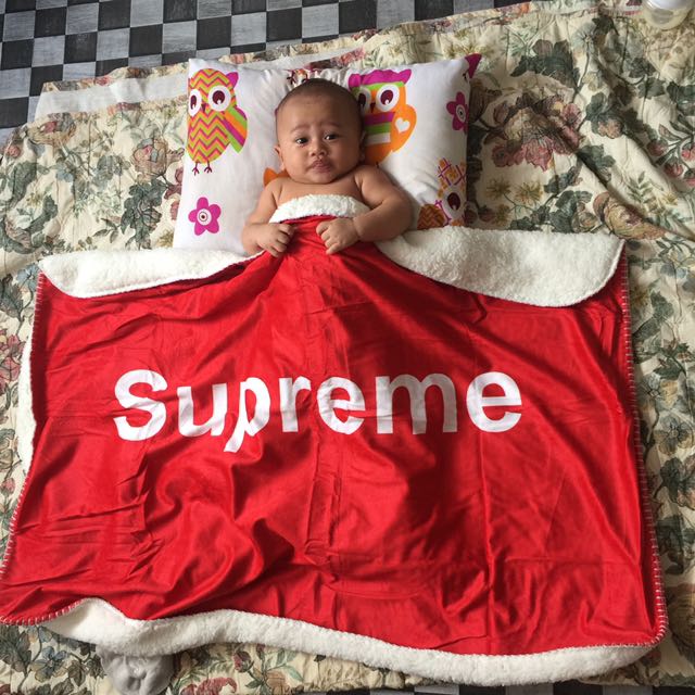 LV Supreme Blanket, Babies & Kids, Bathing & Changing, Other Baby Bathing &  Changing Needs on Carousell