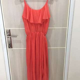 Dress Sifon Orange