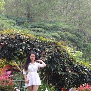White Collar Dress