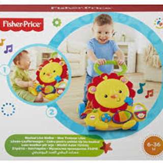 Brand New Fisher Price Musical Lion Walker