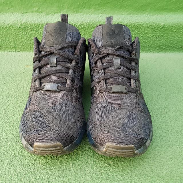 adidas zx flux all black mens