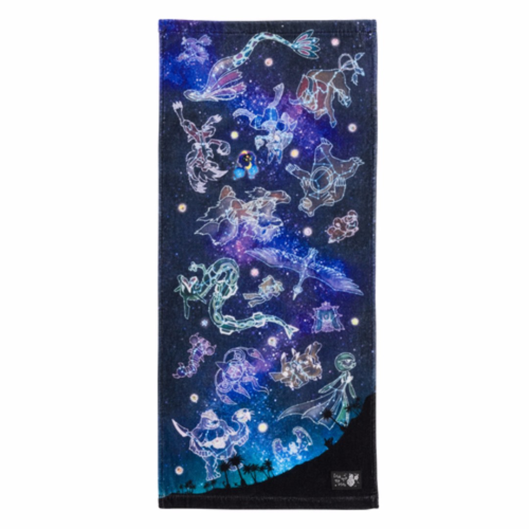 Face Towel Look Upon The Stars Pokemon Center Exclusive Bulletin Board Preorders On Carousell