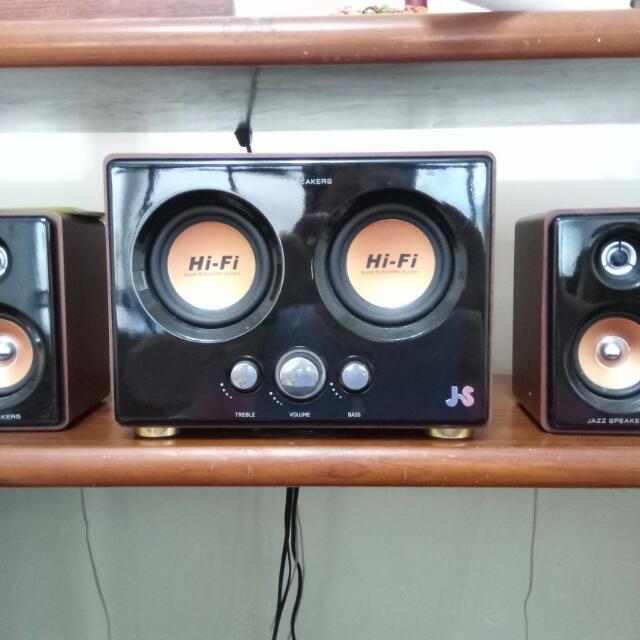 js震天雷  双重低音全木质多媒体喇叭 jy3240 nt$