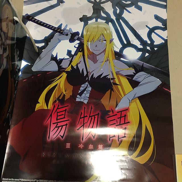 Wallpaper Kizumonogatari 3 Reiketsu Hen Poster Entertainment J Pop On For iPhone Free