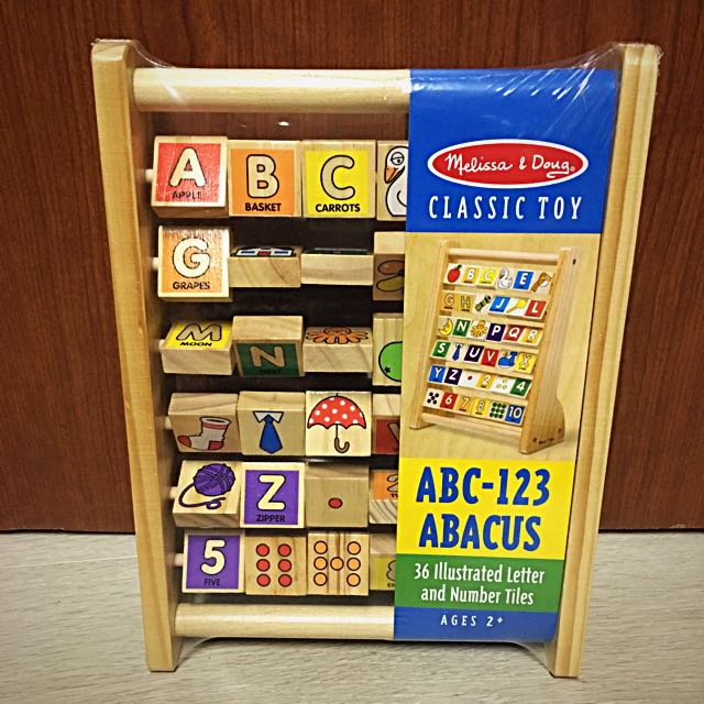 ✓[Melissa And Doug]📕ABC-123 Abacus 