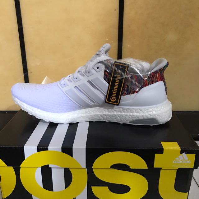 Adidas Boost Rainbow/NYC Exclusive, Men's Fashion, Footwear, on Carousell
