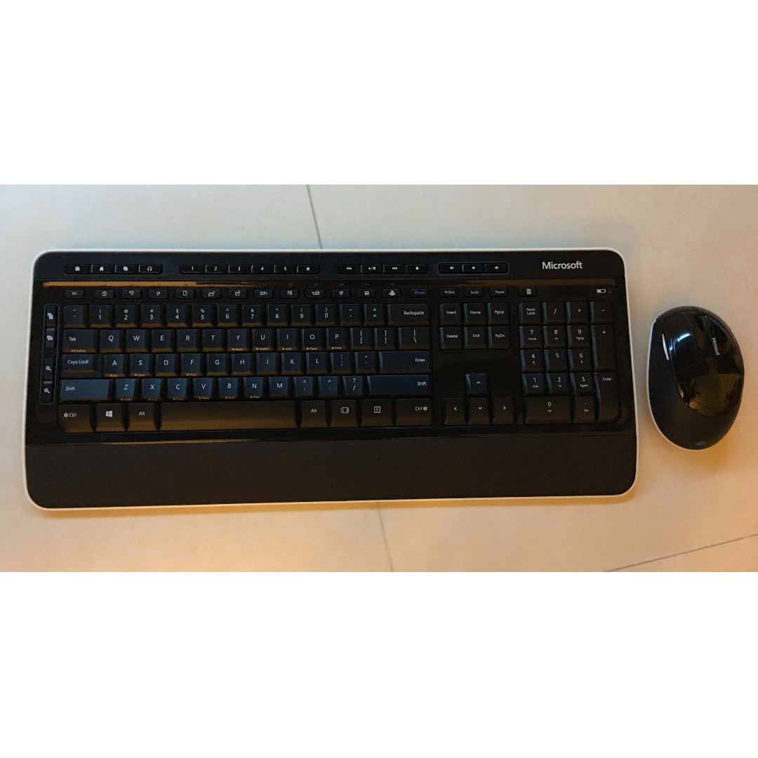 Microsoft Wireless Desktop 3050 keyboard and mouse set, Computers