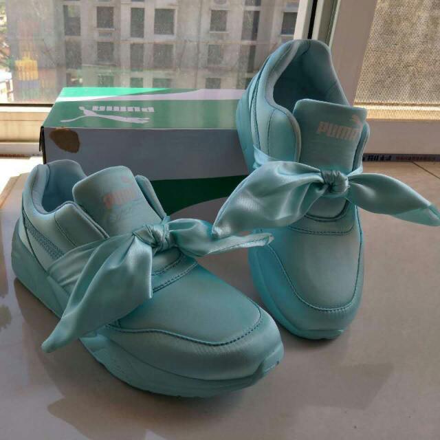 Puma fenty bow womens blue sale
