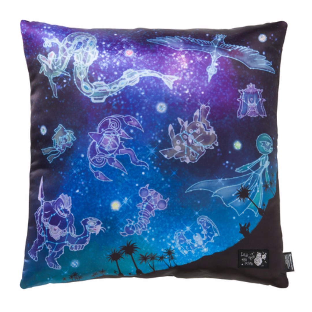 Square Cushion Pillow Look Upon The Stars Pokemon Center Exclusive Bulletin Board Preorders On Carousell