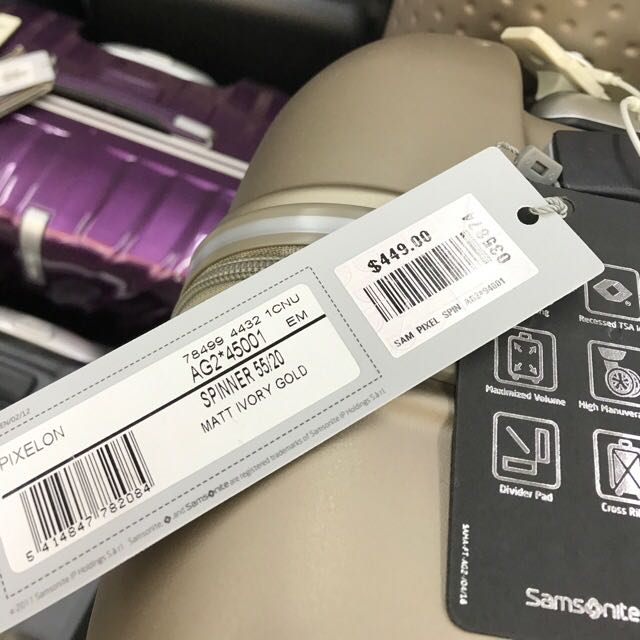 Samsonite Pixelon Spinner, Men's Fashion, Bags, Briefcases on Carousell