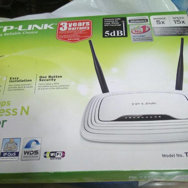Tp Link Tl Wr841n 300mbps Wireless N Router Electronics Others On Carousell