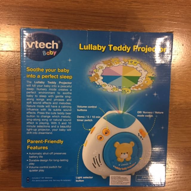 Vtech Baby Lullaby Bear Crib Projector, Babies & Kids, Infant Playtime