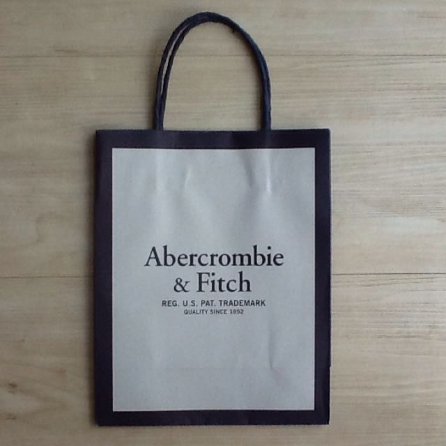Abercrombie \u0026 Fitch A\u0026F Paper Bag 