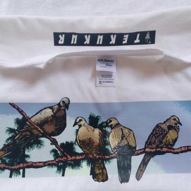 Baju Tee Design Burung Tekukur Men S Fashion Clothes On Carousell