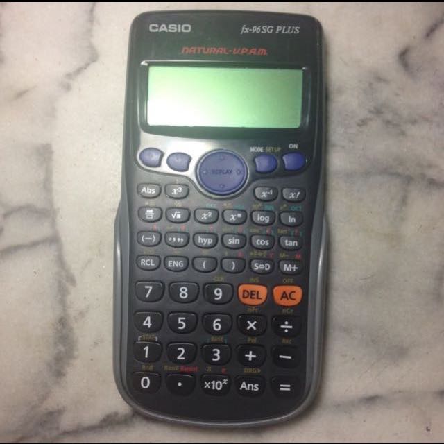 Casio Calculator Fx96 SG Plus Hobbies Toys Stationery Craft Stationery School Supplies on Carousell