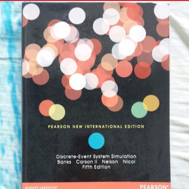 Discrete Event System Simulation 5th Edition Pearson Hobbies Toys Books Magazines Textbooks On Carousell