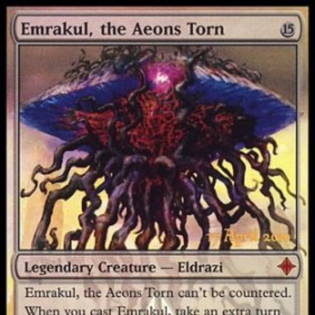Emrakul, The Aeons Torn Pre Release Foil (4 available) , Hobbies & Toys