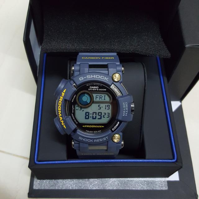 G shock frogman online blue