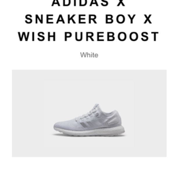 sneakerboy x wish pure boost