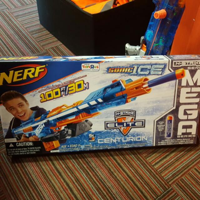  NERF N-Strike Elite Sonic Ice Centurion Blaster : Toys & Games