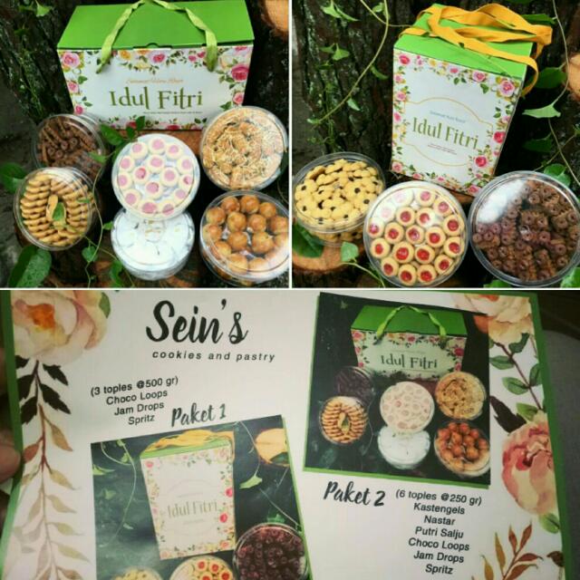 Paket Kue Lebaran Plus Gift Box Cantik Nan Murah Makanan Minuman Kue Kue Di Carousell