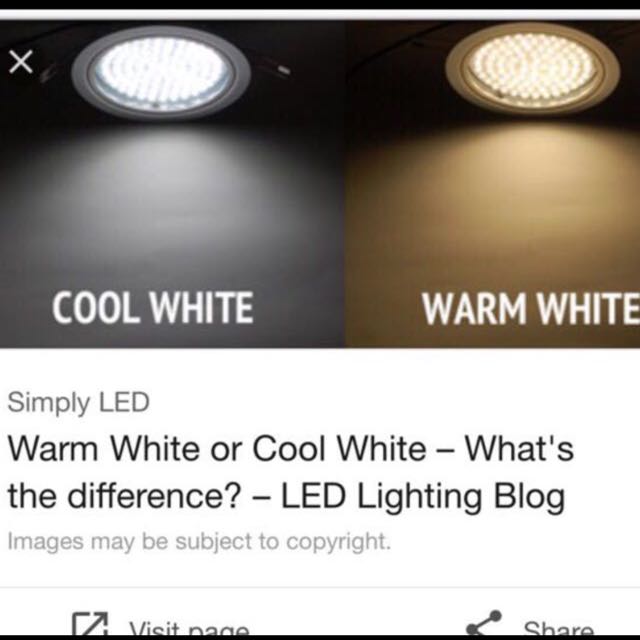 Warm White or Cool White - What's the difference?