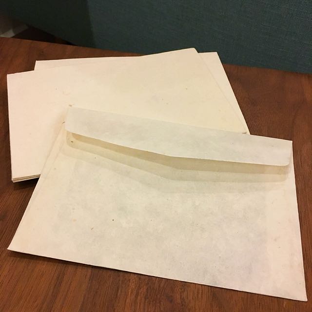 Recycled Paper Envelopes 10s, Hobbies & Toys, Stationery & Craft